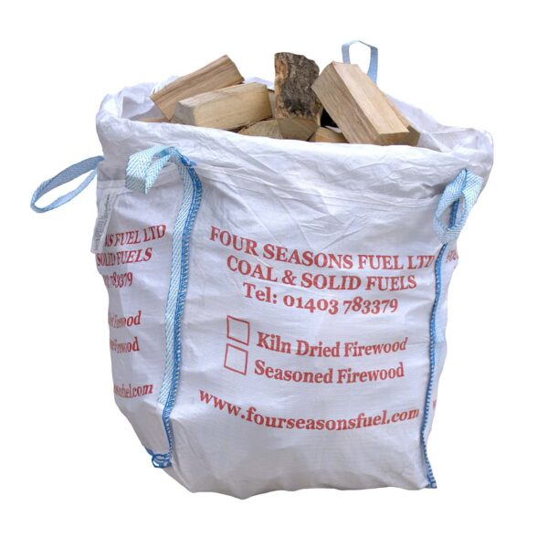 Bulk Bags of Premium Hardwood Seasoned Logs